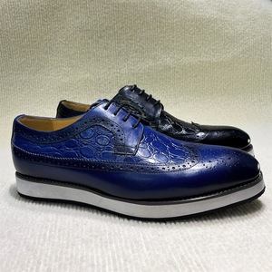 Chaussures Derby pour hommes en cuir véritable de qualité supérieure, style business décontracté - Product Image 6