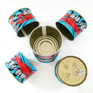 Boîte métallique alimentaire pour fruits <span class=keywords><strong>de</strong></span> mer, boîte en fer blanc vide pour poisson, crevettes, escargots, aliments cuits, boîte en fer blanc anti-corrosion - Product Image 3