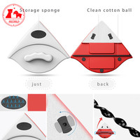 Raclette magnétique double face en plastique avec poignée, brosse de nettoyage de vitres écologique, outils et gadgets ménagers pour le nettoyage des fenêtres