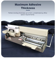 Machine à Relier les Livres Cartonnés Manuelle A4 avec Colle Thermofusible PUR pour Reliure Manuelle