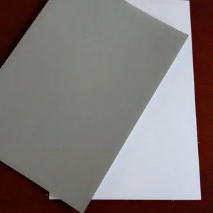 Tablero de pastel dúplex blanco Tablero dúplex con revestimiento trasero blanco de 400gsm