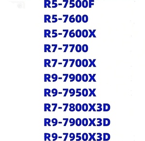 Wholesale Original CPU Tray and <b>Box</b> R5-7500F R5-7600 R9-7900X R9-7950X R9-7900X3D R9-7950X3D Processor <b>Gaming</b> DESKTOP - Product Image 1
