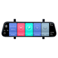 2025 nuevo 9,66 pulgadas lente Dual HD1080P 4G Android 8,1 espejo coche Dvr con WIFI GPS seguimiento Monitor remoto en teléfono 4G cámara de coche