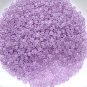 Perles de rocaille en verre brillantes de 2 mm de qualité supérieure pour la coulée de résine, perles intercalaires rondes multicolores vibrantes, lot en gros - Product Image 5