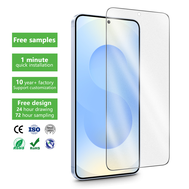 Hot Selling Anti-Scratch Anti-Glare Screen Protector Premium 9h Glass Phone Protector for Samsung S25