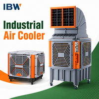 Refroidisseur d'air industriel à haut débit d'air, ventilateur de refroidissement portable à économie d'énergie pour usine, ferme et atelier de réparation automobile