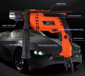 33 piezas Kit de herramientas de taladro de impacto eléctrico Cajas de herramientas multifuncionales Juegos de herramientas de hardware - Product Image 2