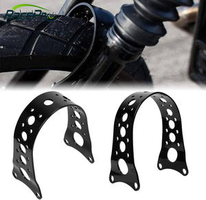 RACEPRO motocicleta horquilla delantera guardabarros Brace Tracker estrecho para <span class=keywords><strong>Harley</strong></span> Sportster Iron <span class=keywords><strong>XL</strong></span> <span class=keywords><strong>883</strong></span> 1200 Dyna <span class=keywords><strong>Low</strong></span> Rider Super Glide - Product Image 2
