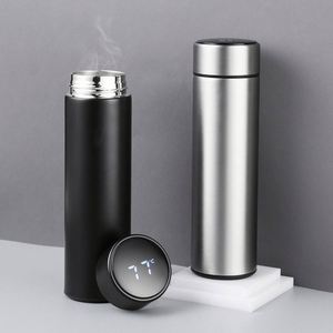 Bouteille d'eau isotherme intelligente en acier inoxydable 500 ml avec affichage de température et infuseur à thé - Product Image 2