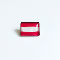 Badge en émail personnalisé avec le drapeau autrichien, broche en métal pour la fête nationale et cadeau souvenir