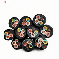 Câble souple gainé de caoutchouc JHS 2 3 4 5 6 7 conducteurs 0,75 mm² 1,5 mm² 2,5 mm² Câble submersible en caoutchouc étanche