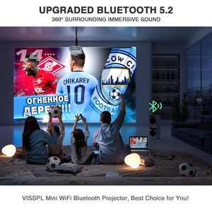 Hot Phong Cách 1080P Thông Minh Mini Chiếu Di Động Thông Minh Android Trần Núi Tự Động Tập Trung Video Nhỏ Kín Máy Chiếu - Product Image 6