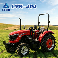 Tracteur agricole miniature 4x4 de 40 CV, directement de l'usine, avec essieu renforcé pour les opérations de jardinage et de verger