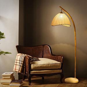 Lámpara de Pie de Bambú de Estilo Creativo Wabi-Sabi, Retro, Inspirada en el Zen Japonés, para Sala de Estar, Salón de Té, Pesca, Personalizada para Ti - Product Image 5