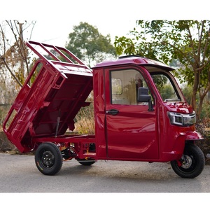 Entrepôt en Allemagne Tricycles Électriques de Fret avec Cabine Fermée et Chargement Semi-Haut Camion <span class=keywords><strong>Moto</strong></span> Cargo avec DDP - Product Image 5