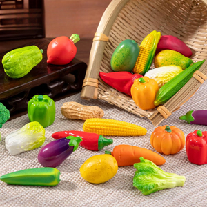 Accesorios decorativos de bolsa sorpresa para casa de muñecas, modelo en miniatura de <span class=keywords><strong>comida</strong></span> vegetal simulada de gran tamaño, para bricolaje y micropaisajes. - Product Image 2