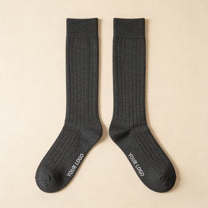 Calcetines de Vestir Personalizados para Hombre, de Algodón, Largos hasta la Rodilla, Antibacterianos, Absorbentes del Sudor, Ecológicos, de Alta Gama, para Verano - Product Image 2