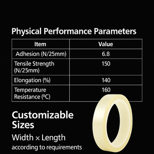 Ruban PET Transparent haute température pour le masquage de vernis de galvanoplastie et de cuisson de PCB | Vente en gros d'usine - Product Image 3