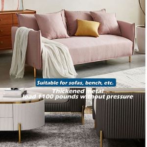 Modern Luxury Chrome Furniture <b>Legs</b> Gold Metal Iron <b>for</b> Living Room Bedroom Workshop <b>Sofa</b> Bed & Cabinet - Product Image 5