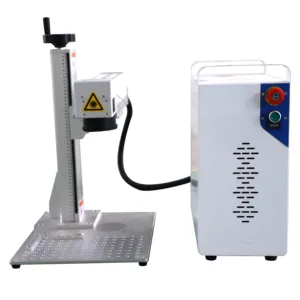 Cheap Price Split Desk Portable Type Color fiber laser marking machine Price fiber Laser Engraver For Metal Sale