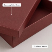Boîte cadeau rigide avec impression personnalisée pour cadeaux de luxe, boîte à deux pièces avec couvercle et base, avec option de doublure personnalisée, vente en gros directe d'usine