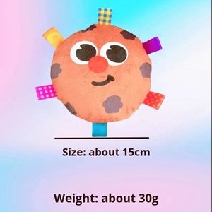 Jouet à mâcher interactif pour chien en peluche douce et écologique, avec sonnette et sangle, balle en peluche à thème Halloween pour animaux de compagnie, jouet frisbee d'intérieur - Product Image 4