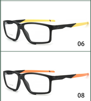 Montura de Gafas de Lectura Cuadradas TR90 de Aro Completo Ecológicas Unisex de Moda para Adultos, Hombre y Mujer