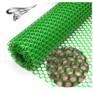 Chicken Wire Alternative 87cm PE Chicken Plastic Net <strong>Mesh</strong> 2mm Thick HDPE Rigid <strong>Garden</strong> Supplies Universal for Poultry 50m Length - Product Image 4