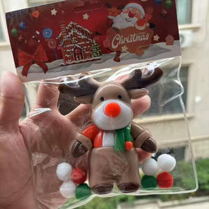 Nouvelle série de jouets anti-stress de Noël, jouets anti-stress mignons en TPR, bonhomme de neige et Père Noël de Noël - Product Image 4