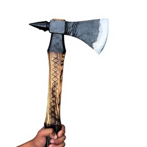 Hacha de alta calidad hecha a mano, hacha única de acero al carbono forjado con hoja afilada, hacha de grado industrial en venta a un precio razonable. - Product Image 2