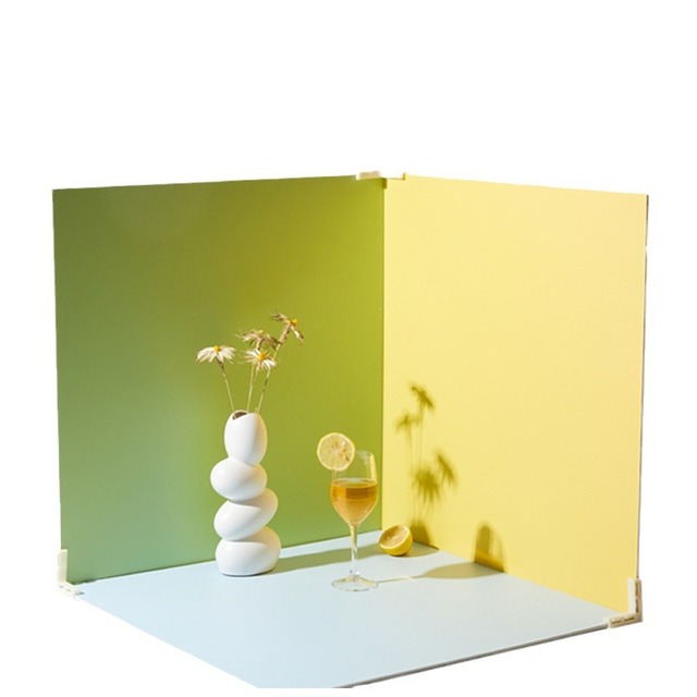 Morandi Studio Double Sided Solid Color Photo Background Props Marbling Cement Paper for Jewelry Photo Shoot