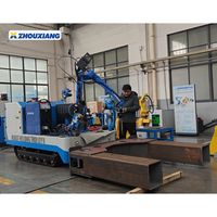 Carros Robóticos de Soldadura Móviles AGV Inteligentes Zhouxiang, Precio del Robot de Soldadura de Vigas de Acero
