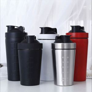 Factory Custom Logo Bpa Free Eco-Friendly Food Grade Protein Insulated Bullet Shape Minimalist Style Stainless Steel <b>Shaker</b> - Product Image 1