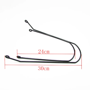 Aleación de aluminio 20 pulgadas delantero y trasero Ebike Mudguar Anowboard guardabarros plegable bicicleta guardabarros - Product Image 5