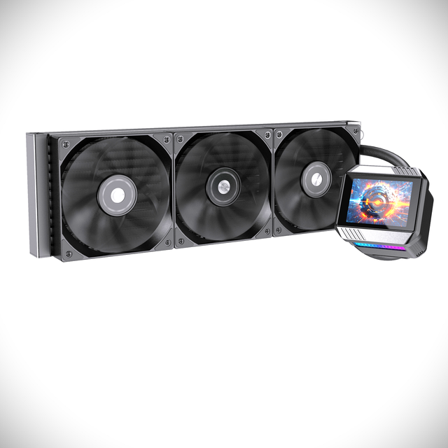 360mm OEM Screen CPU GPU Water Pump Radiator Temperature Display Liquid Tube Computer  Intel Cooler RGB ARGB 3 Fans TDP 250W