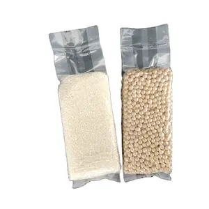 Sacchetto autosigillante in plastica per alimenti con chiusura sottovuoto per riso personalizzato