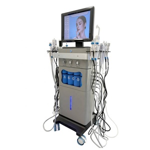 Newest 18 1 Hydrodermabrasion Neck/Throat Face Cleaning CO2 Bubble Oxygenation <b>Massage</b> <b>Machine</b> Commercial 800W >95% Oxygen IT ZA - Product Image 4
