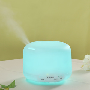 YX-Muji168 Difusor de Aroma Ultrasónico de 500 ml, Humidificador de Aire con Luz LED, Alimentado por USB, Generador de Niebla de Siete Colores - Product Image 5