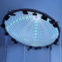 Écran de projection de dôme immersif à 360 degrés, planétarium, théâtre