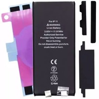 Batterie LiPo de remplacement de haute qualité à 0 cycle pour iPhone SE2 SE3 XR 11Pro 15 Plus sans câble flexible, cellules de batterie individuelles