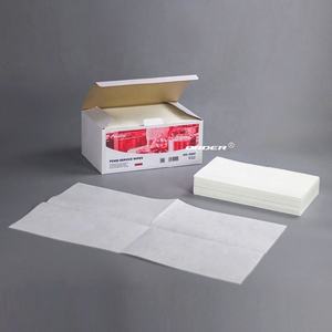 Chiffons d'essuyage pour la restauration, en tissu non tissé, motif ondulé, taille personnalisée, qualité supérieure, 1/4 pli, serviettes de nettoyage - Product Image 1