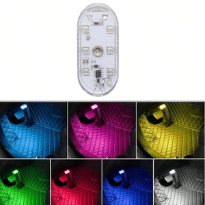 Lampe d'ambiance LED pour l'intérieur de la voiture, éclairage décoratif pour le plancher, lampe d'ambiance pour la cabine du véhicule - Product Image 5