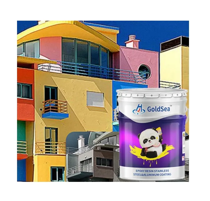 Pintura de aluminio epoxi de acero inoxidable imprimación amarilla de zinc epoxi pintura anticorrosiva y resistente al óxido