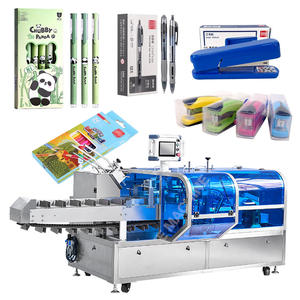 Grapadora <span class=keywords><strong>de</strong></span> papelería completamente automática Borrador Pluma Lápiz Caja <span class=keywords><strong>de</strong></span> cartón Embalaje Máquina <span class=keywords><strong>de</strong></span> encuadernación - Product Image 1