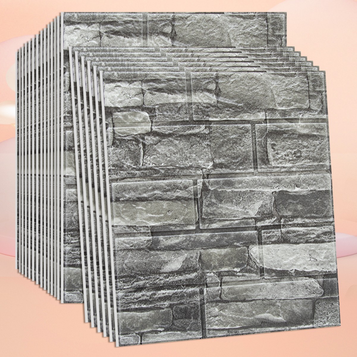 70cm*77cm 5mm - marbre gris foncé