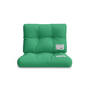 Cojín para Paletas de Exterior, Verde, 23.6 x 15.7 x 4.7 Pulgadas, 100% Poliéster, Resistente al Agua, Acolchado, Rectangular, para Todas las Estaciones - Product Image 1