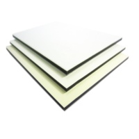 4X8 Decoración de pared interior Panel de plástico de aluminio recubierto de PE Paneles compuestos de aluminio ACM