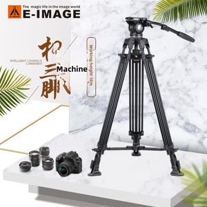 <span class=keywords><strong>E</strong></span>-<span class=keywords><strong>IMAGE</strong></span> EI-710A Trépied professionnel portable en alliage d'aluminium de 1,8 m avec tête à amortissement hydraulique - Product Image 2