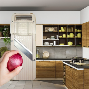 "Vente en gros <span class=keywords><strong>Mandoline</strong></span> Slicer DD2626 avec 4 lames en acier inoxydable, coupe-fruits et légumes pour <span class=keywords><strong>cuisine</strong></span> restaurant" - Product Image 2