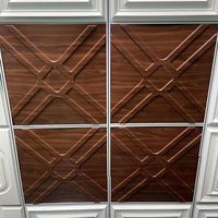Panneau de plafond décoratif en PVC blanc pour intérieur, prix usine, revêtement mural en PVC, imperméable et résistant à l'humidité
